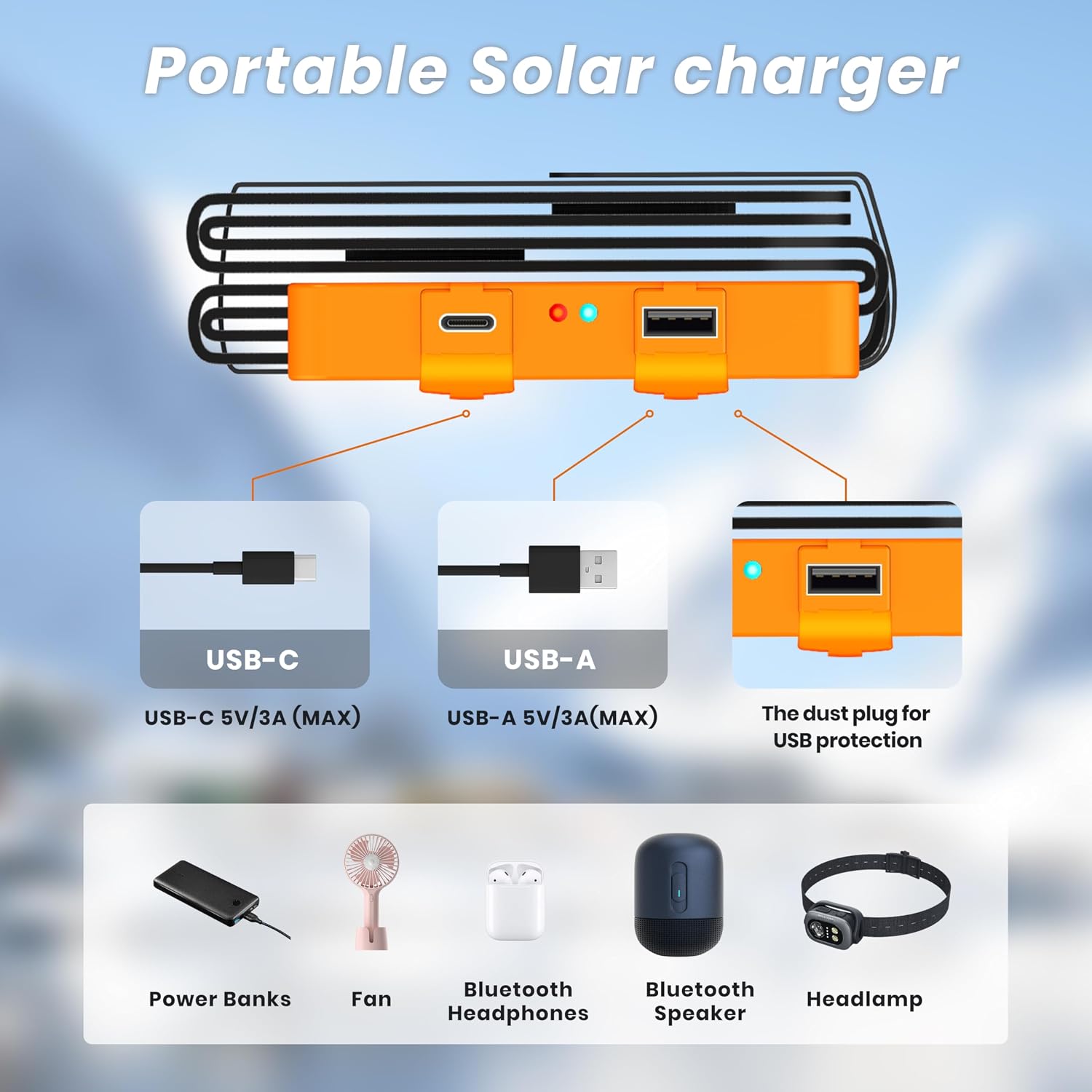 Thumbnail 4 de FlexSolar 25W Solar Panel Charger