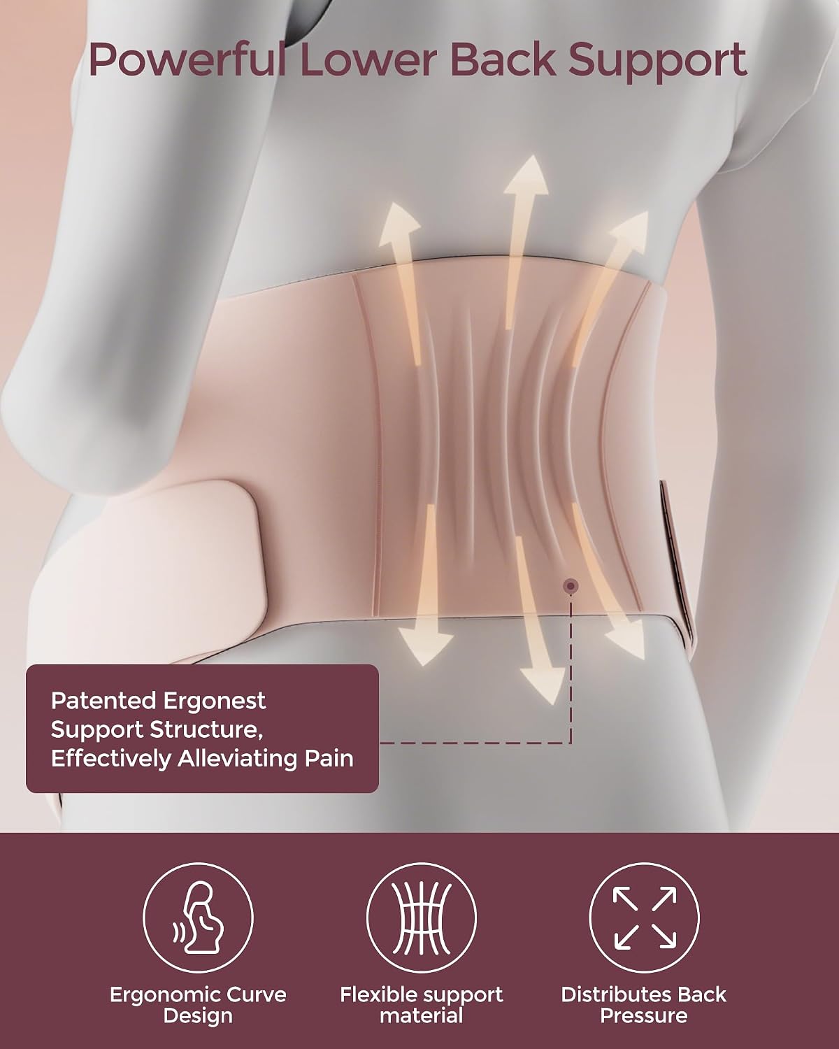Detalle 2 de momcozy CozySupport Ergonest maternity belly band 🤰