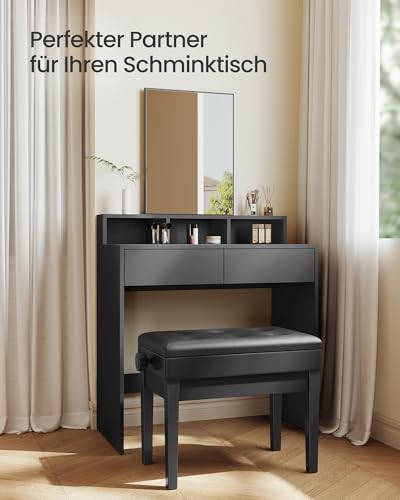 Thumbnail 4 de SONGMICS Klavierhocker höhenverstellbar mit verstecktem Stauraum – Komfort und Ordnung für lange Übungsstunden