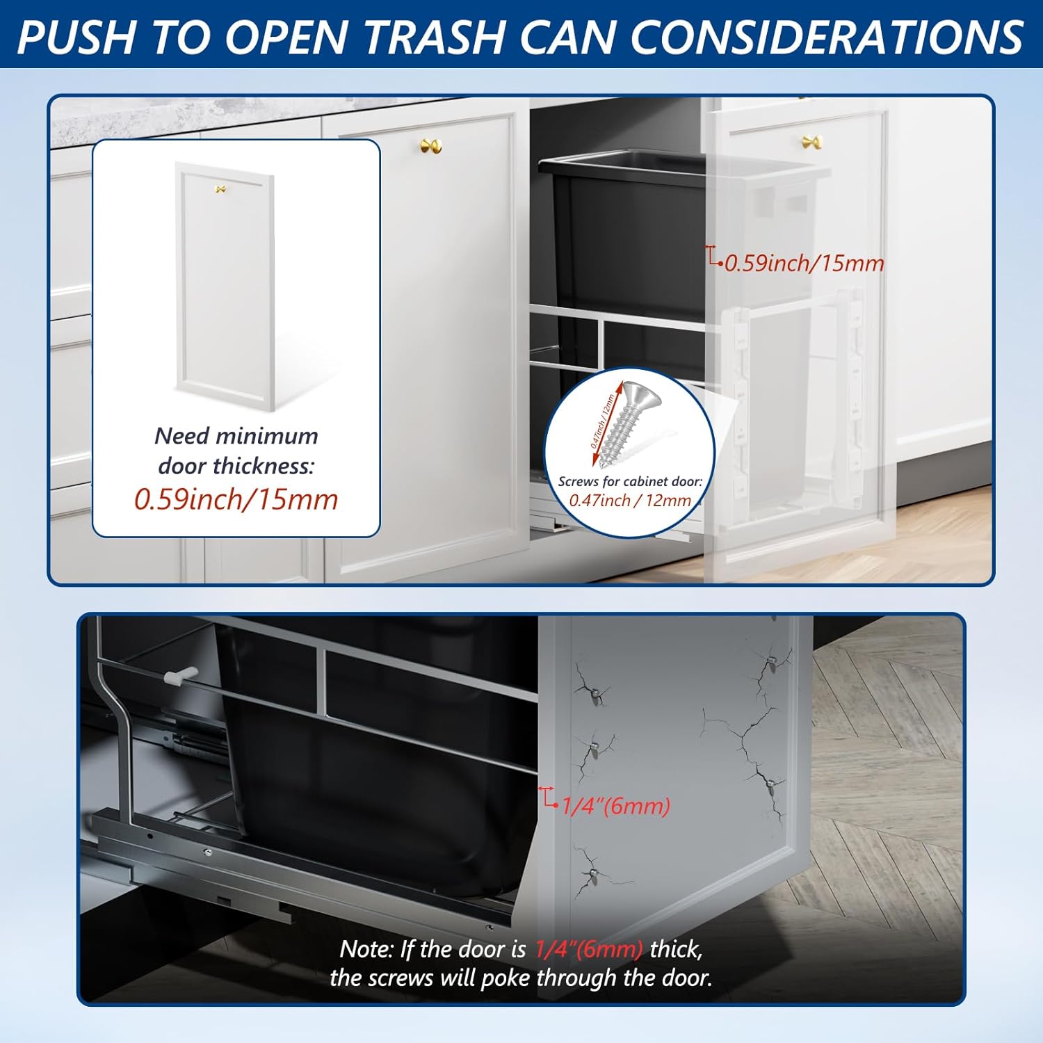 Thumbnail 4 de Insputer Under Cabinet Pull Out Trash Can