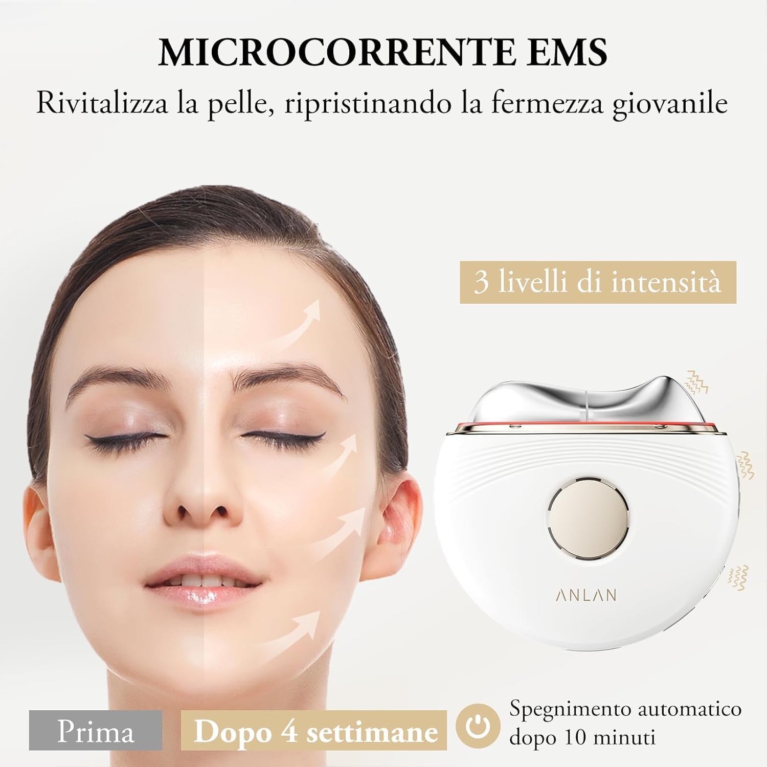 Detalle 2 de ANLAN Gua Sha pietra per massaggio viso e corpo, doppia modalità