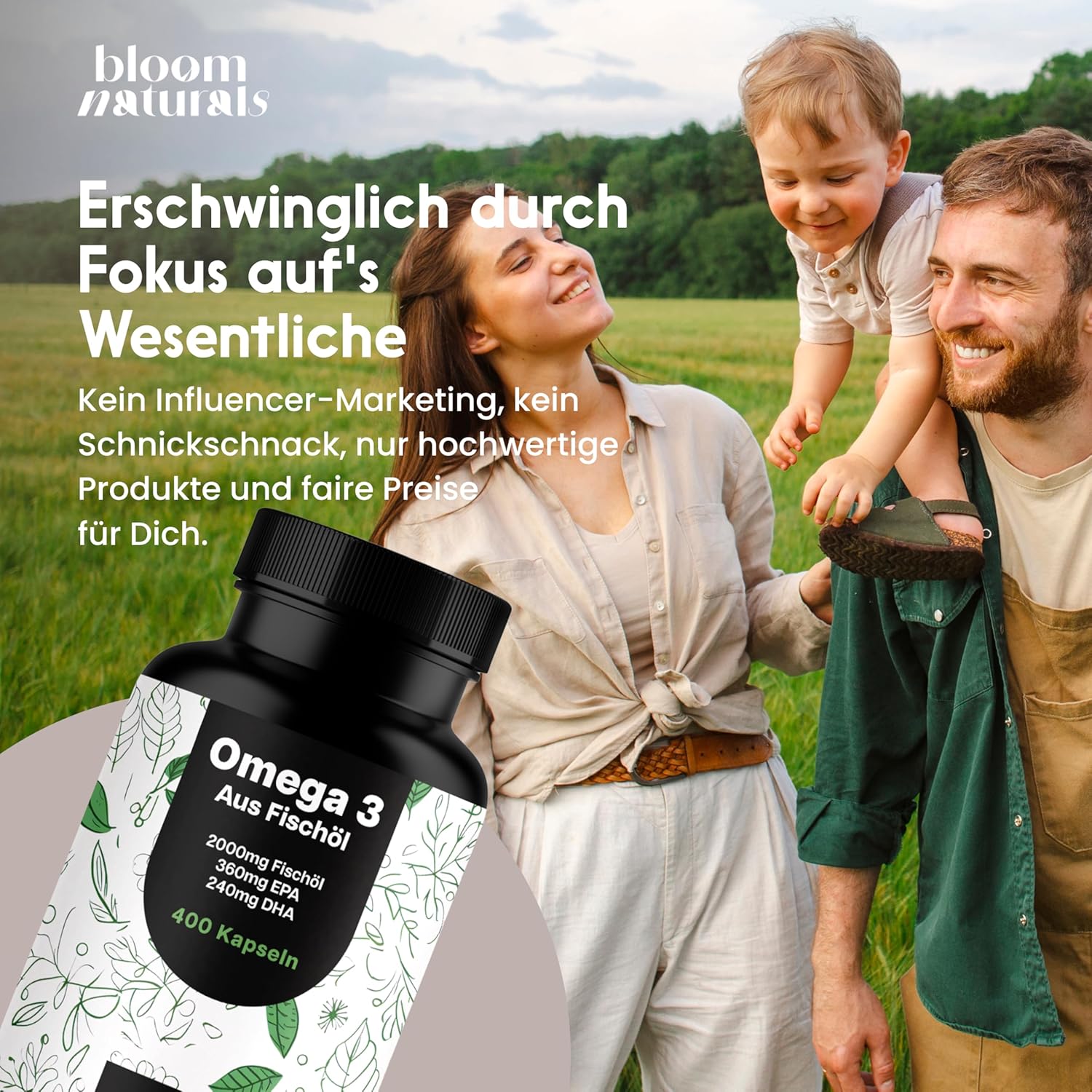 Thumbnail 5 de Omega 3 Kapseln Hochdosiert 400 Kapseln