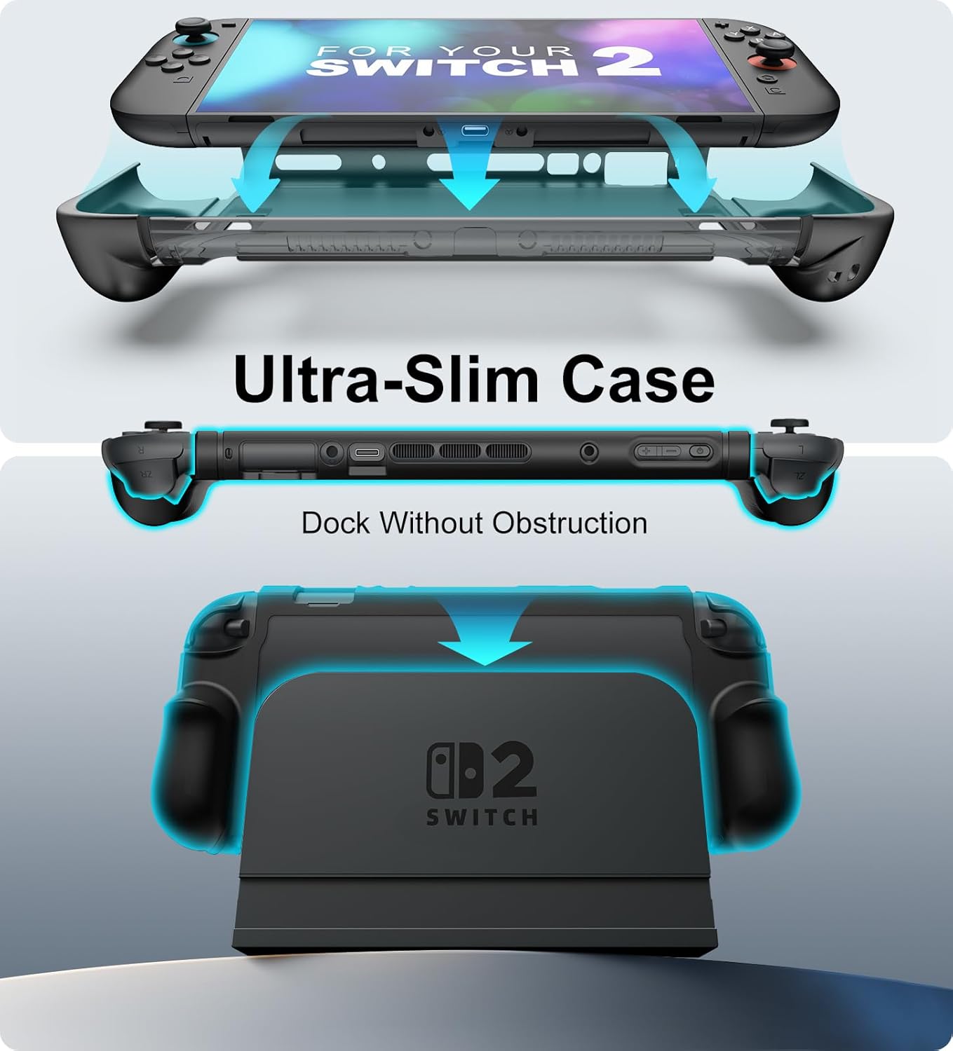 Thumbnail 2 de TiMOVO Dockable Case for Nintendo Switch 2 — 2025 protective case