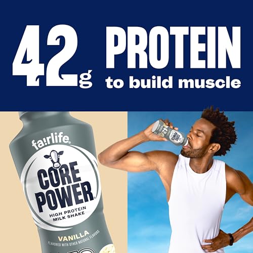 Thumbnail 6 de Core Power Elite High Protein Shake, Vanilla (42g) – 14 oz Bottle, 12-Pack
