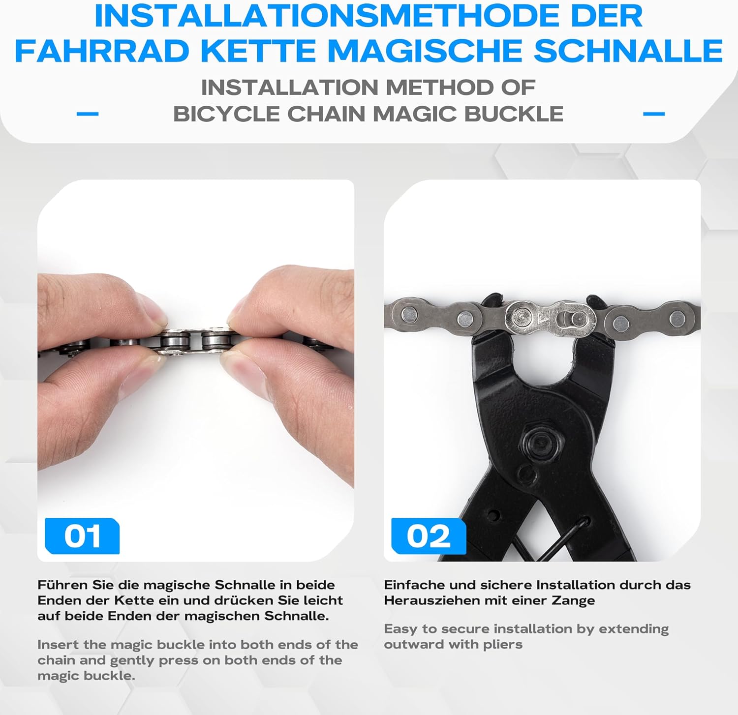 Thumbnail 3 de WATSABRO Kettennieter Fahrrad Set für 6-12