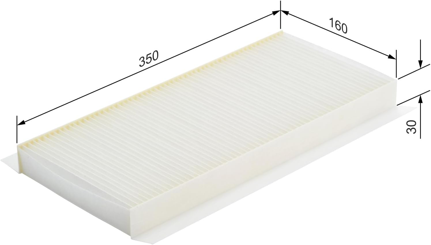Detalle de Bosch M2045 Standard Cabin Filter – Replacement Filter for Cleaner Car Air