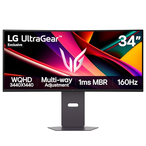 Detalle de LG UltraGear G6 34G60ZA-B: 34-inch Curved UWQHD Gaming Monitor