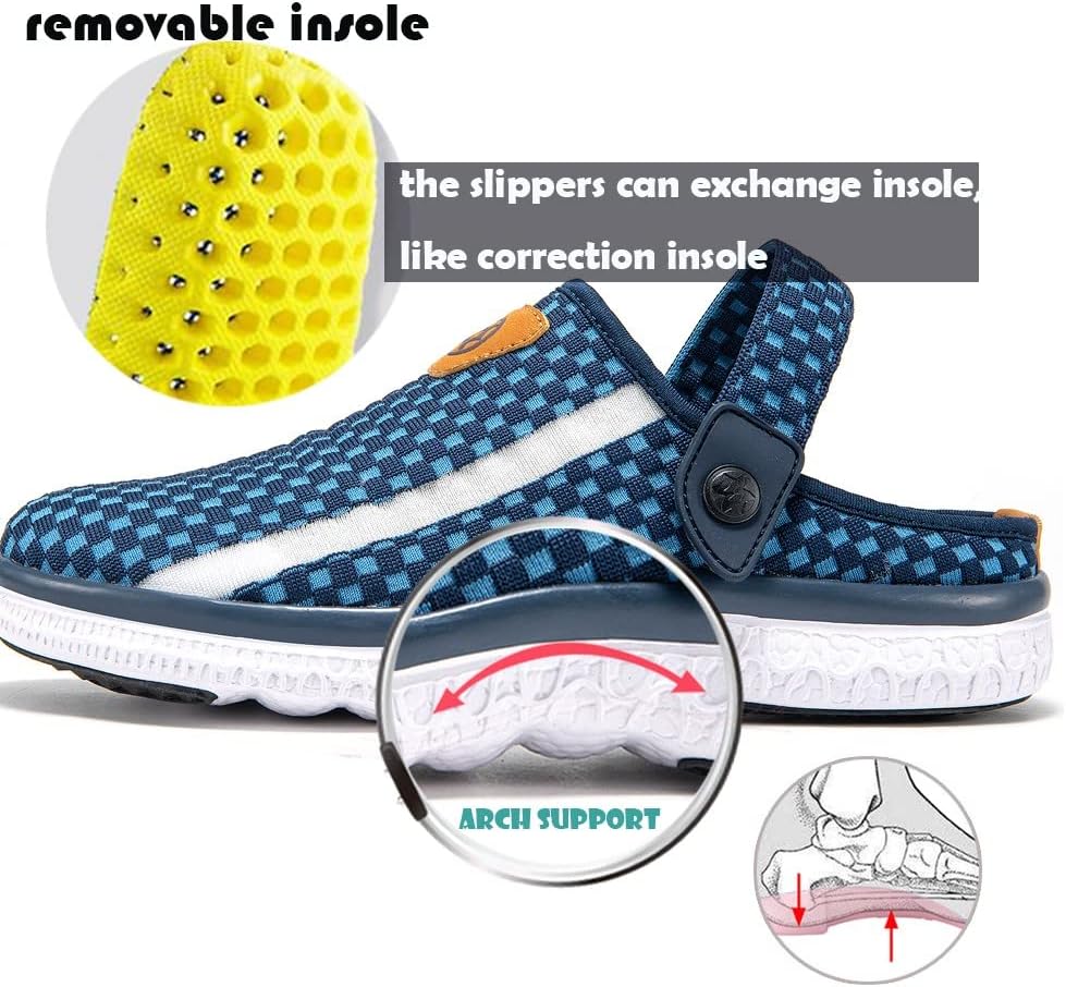 Detalle de Gaatpot chaussons sabots/mules d’été respirants antidérapants pour homme et femme