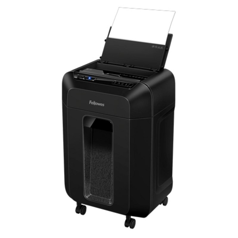 Detalle de Destructora Fellowes AutoMax 90M microcorte 4 x 12 mm – 90 hojas, negra