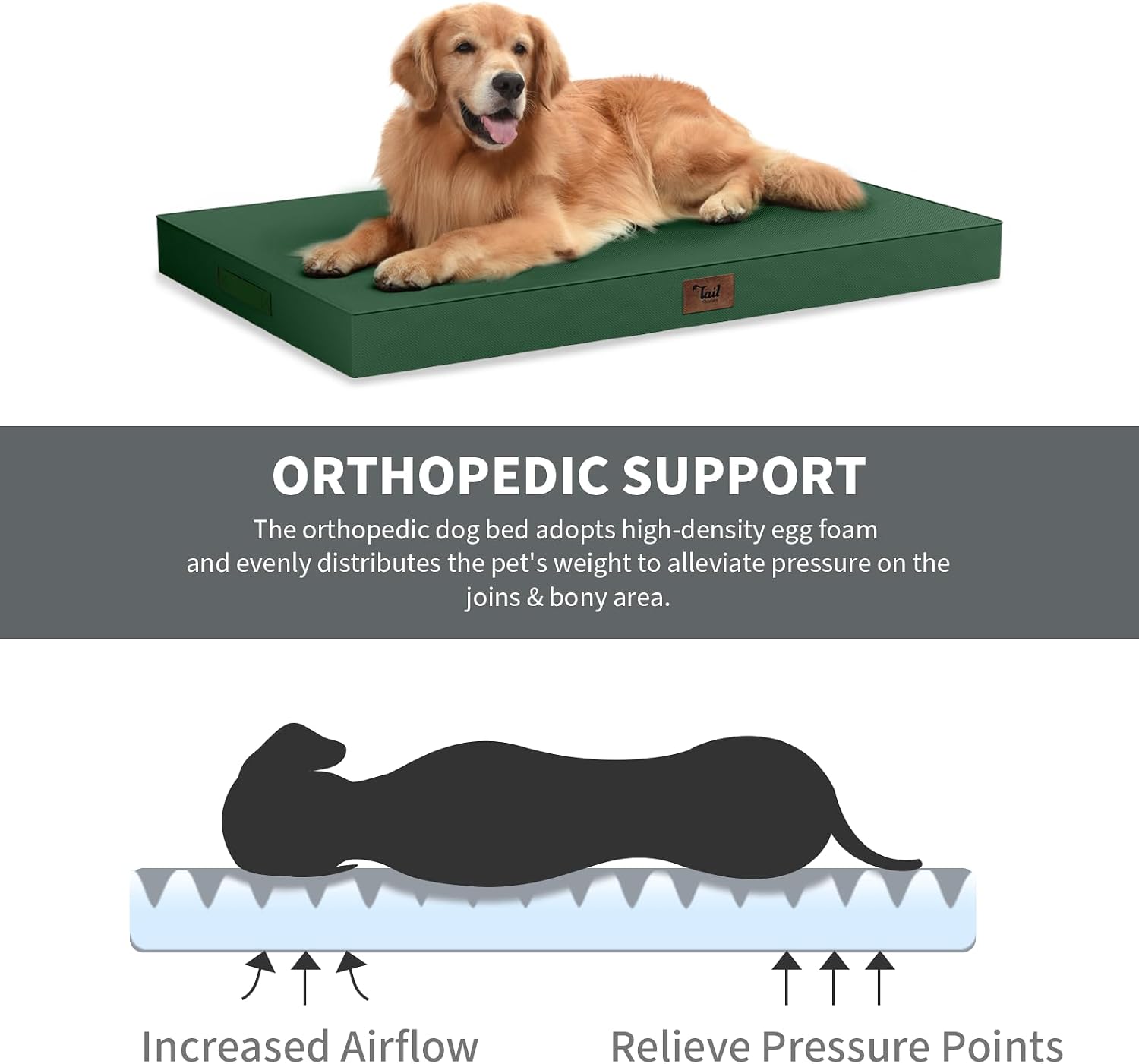 Detalle de Tail Stories Orthopedic Dog Bed XL