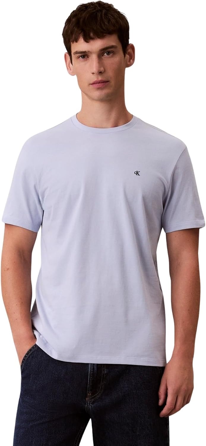Detalle de Calvin Klein T-Shirt Uomo Art LV04RD254G — Vestibilità regolare e tessuto morbido
