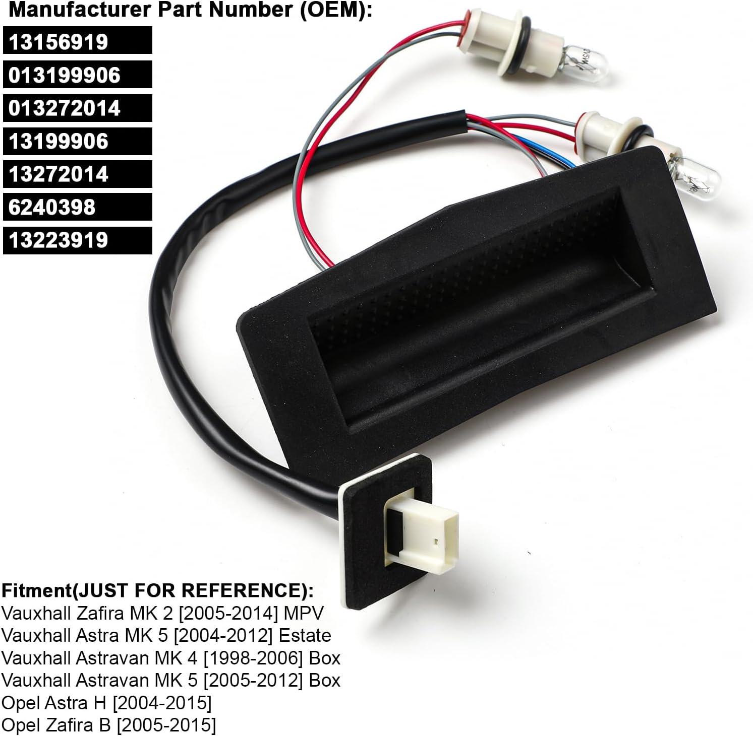 Thumbnail 1 de YAOPEI Rear Tailgate Boot Release Switch for Zafira and Astra H (13223919)