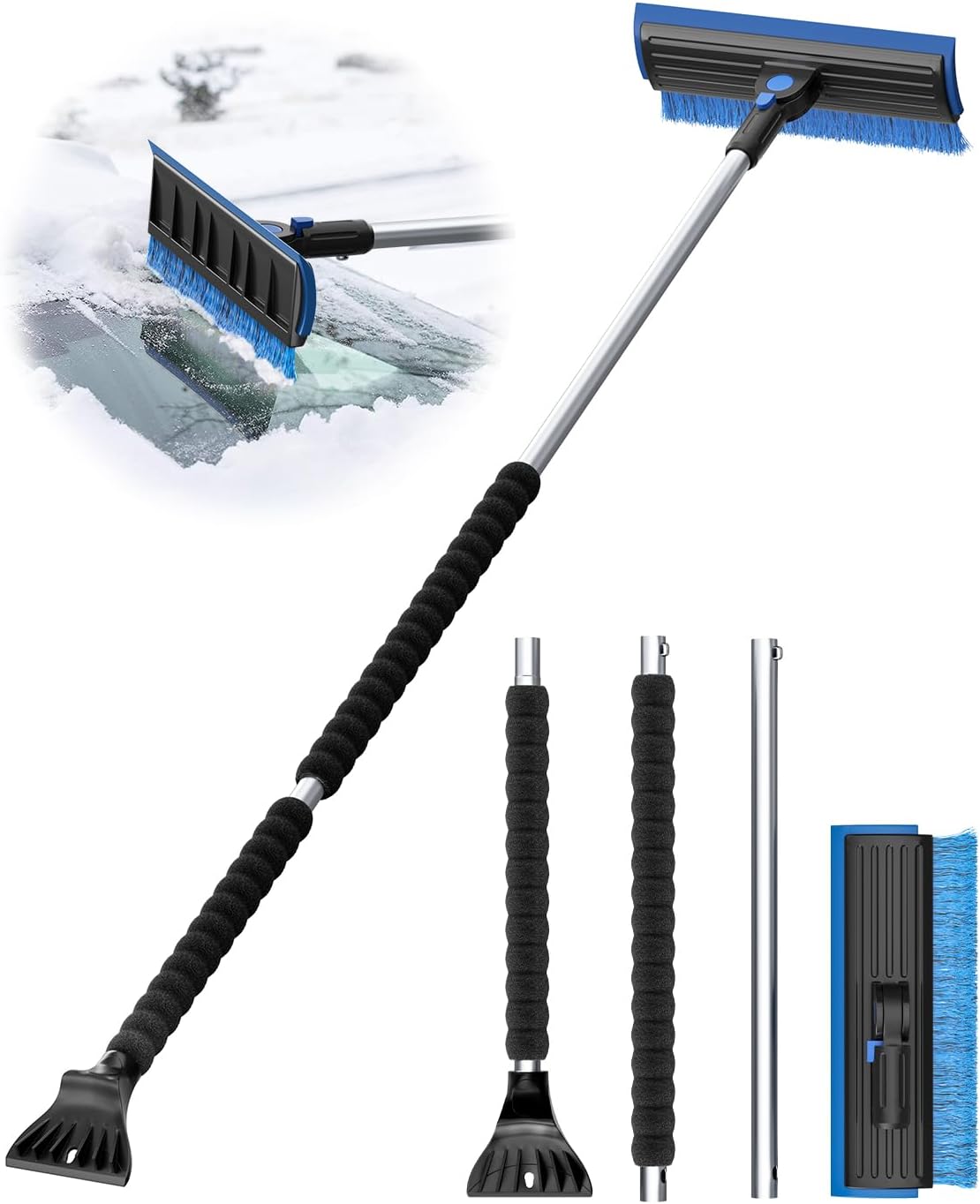 Detalle de helloleiboo 2025 Extra Long 55.7" Ice Scraper