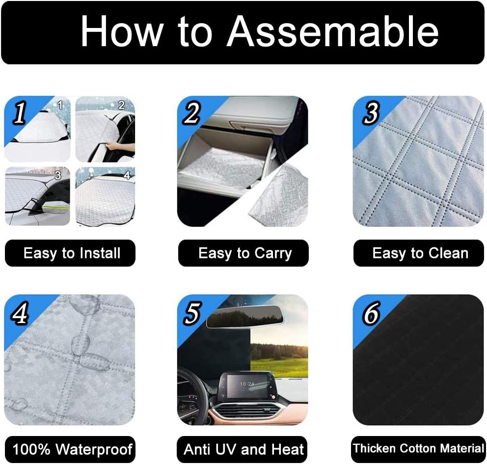 Detalle 2 de Viwril Car windscreen Cover 147×120cm