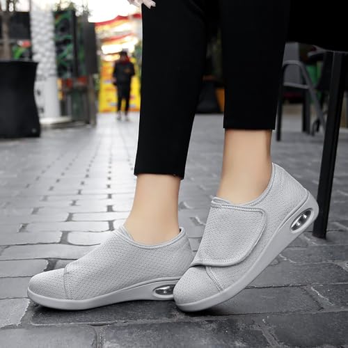 Thumbnail 4 de Zapatillas diabéticas Mujer Hombre Extra Ancho Ajustable de Sisttke