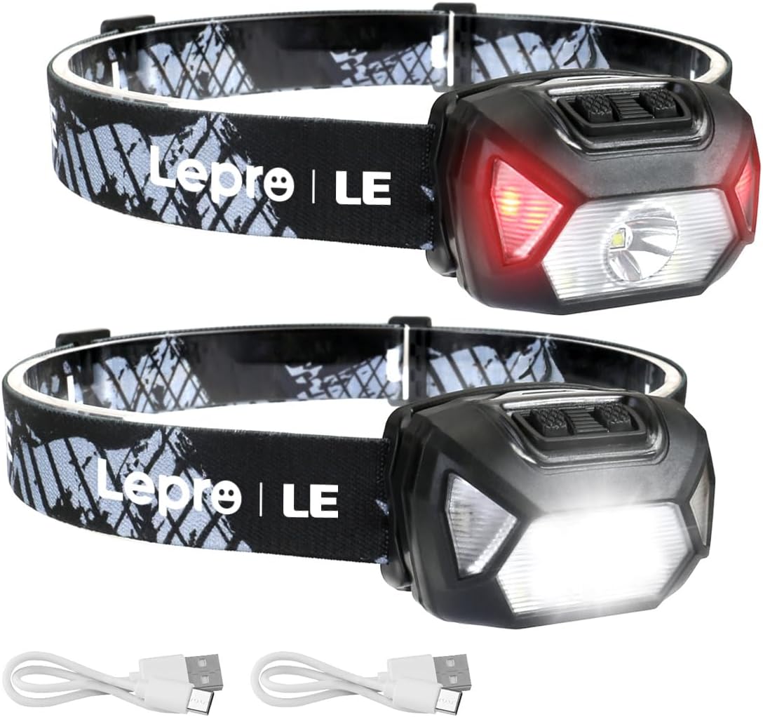 Detalle de Lepro Headlamp 2-Pack