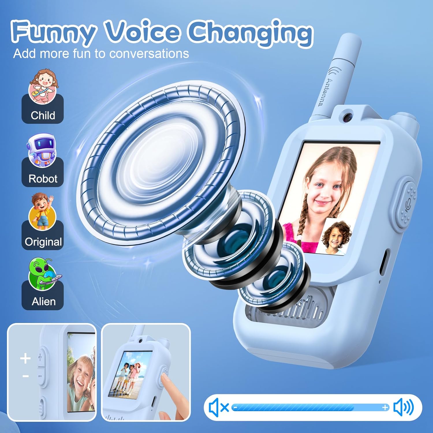 Detalle de Hangrui Talkie Walkie Enfants 100–400m