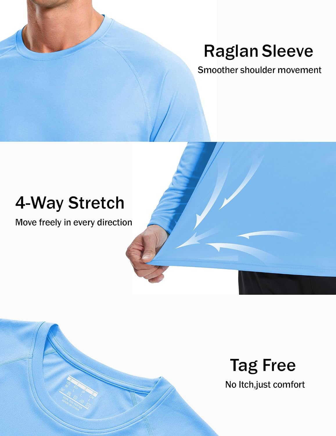 Thumbnail 4 de GOLDPKF Men's Sun UV Protection Shirt UPF 50+