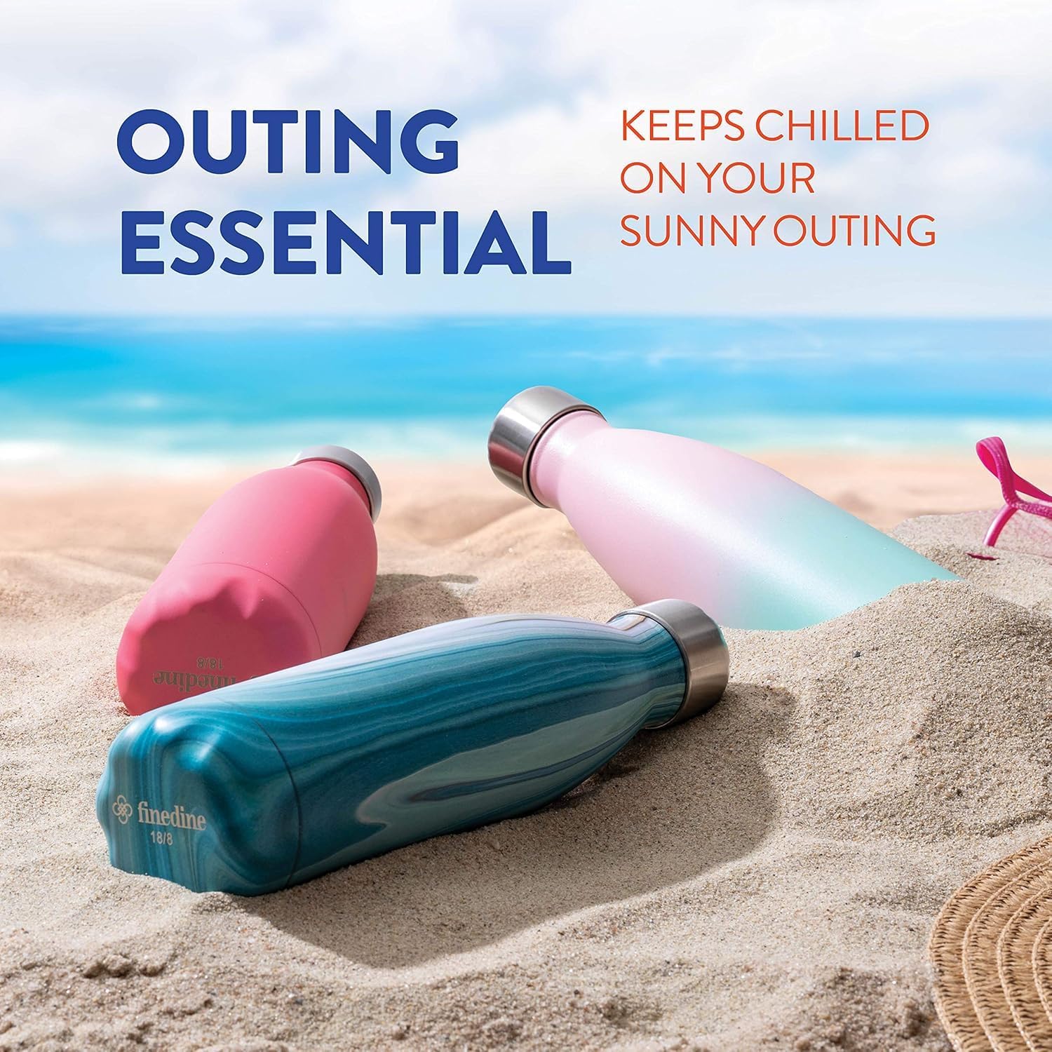 Thumbnail 6 de 2 Pack 500ml Stainless Steel Insulated Water Bottles – Leak-Proof, Shatter-Resistant (Pure Pearly White)