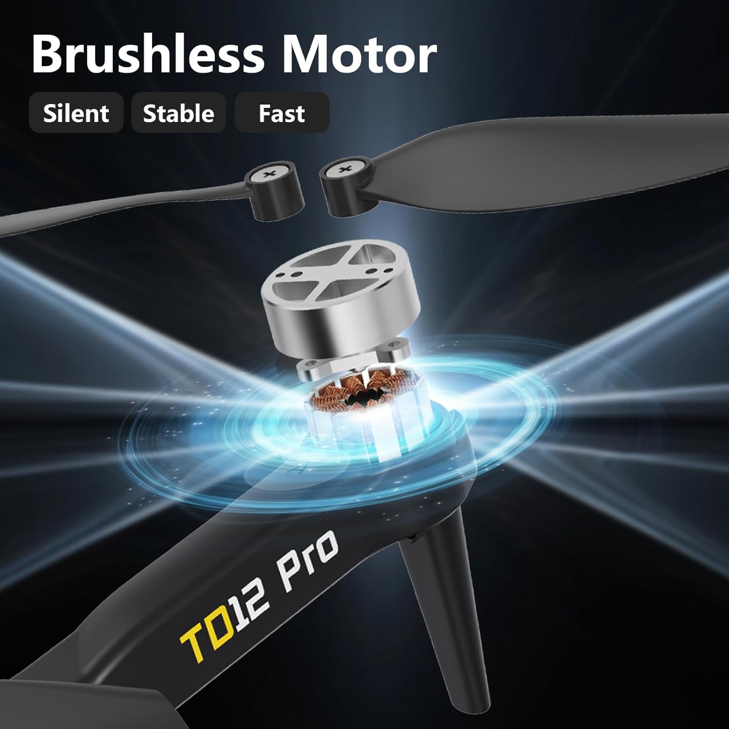 Detalle 2 de Toladrone TD12PRO Caméra 1080P 90°