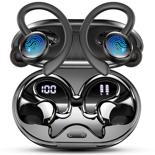 Detalle de Matast 2026: Auriculares Inalámbricos Deportivos con Bluetooth 5.4, HiFi y ANC ENC, 50H, IP7 y Pantalla LED