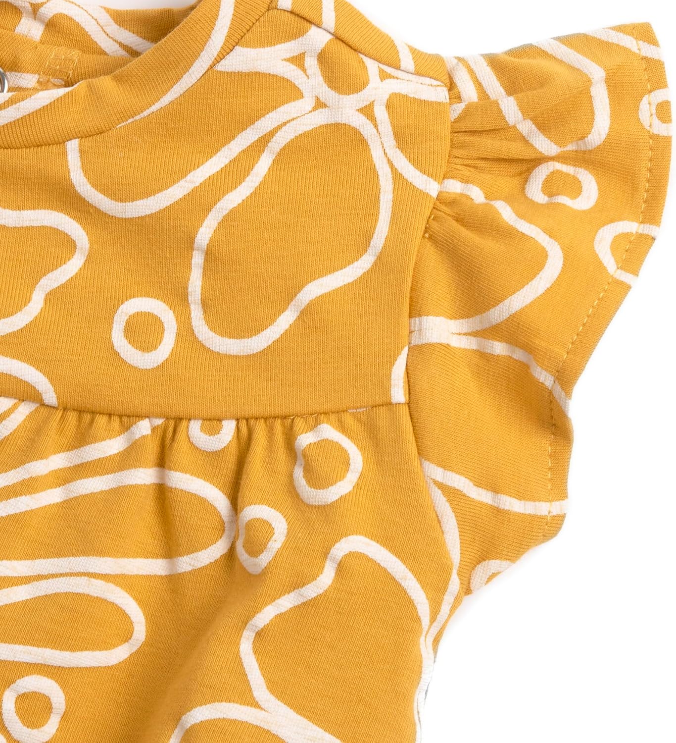 Detalle de Chicco Vestito Bambina Senza Maniche in Cotone Morbido: leggerezza e stile per l’estate