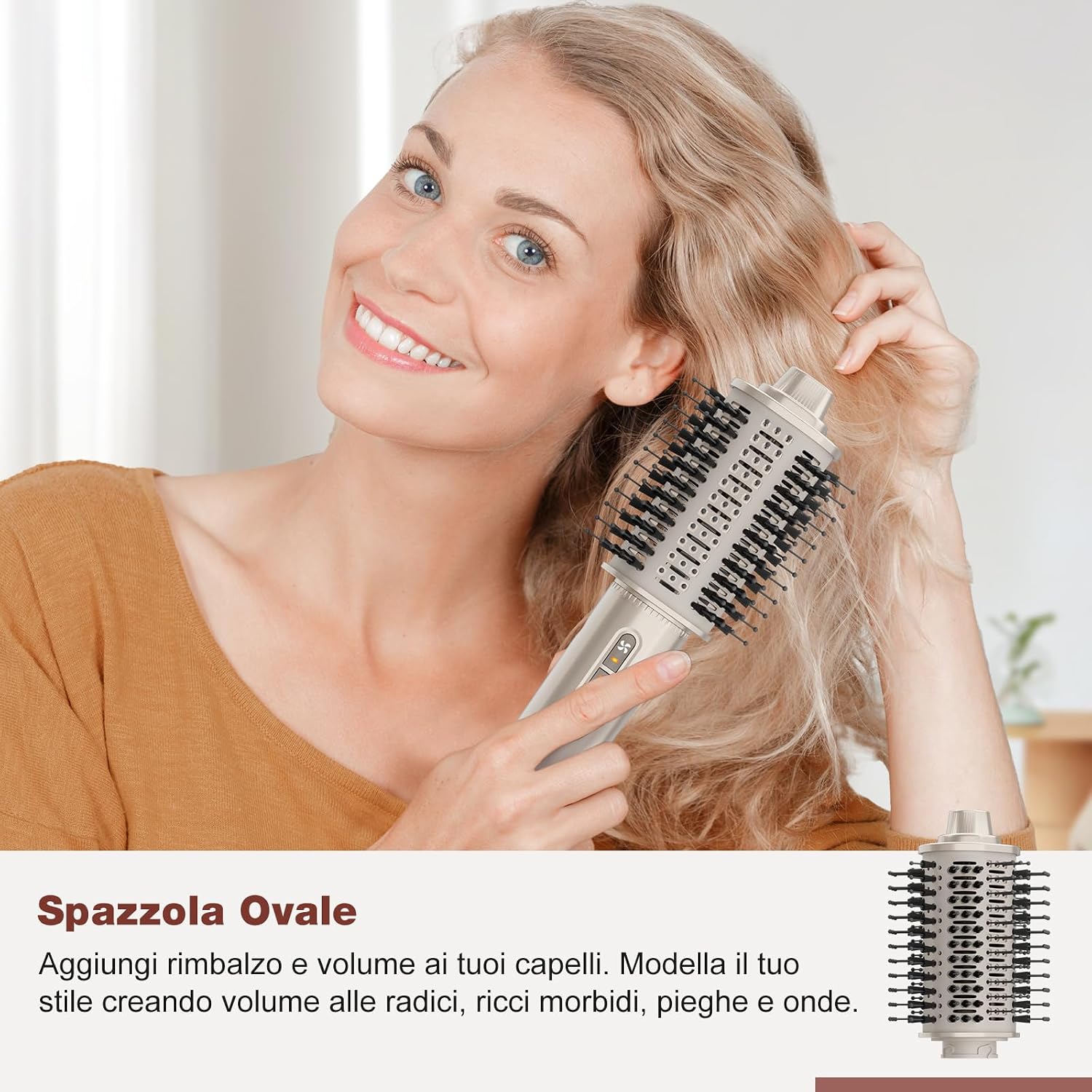 Thumbnail 5 de 7MAGIC Spazzola ad Aria Calda 7 in 1 da 1400W con Custodia da Viaggio