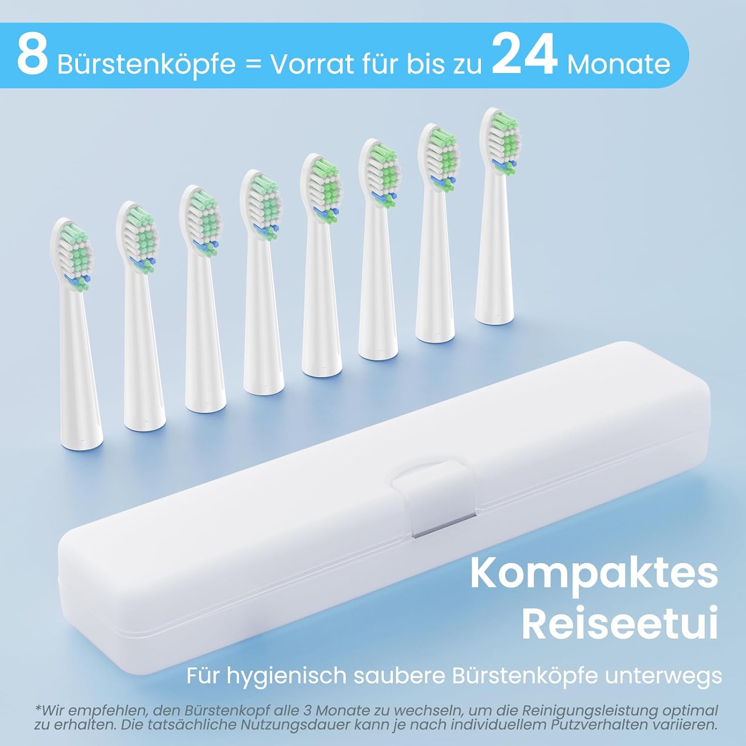 Thumbnail 6 de YUNCHI C2 elektrische Zahnbürste mit 40.000 VPM