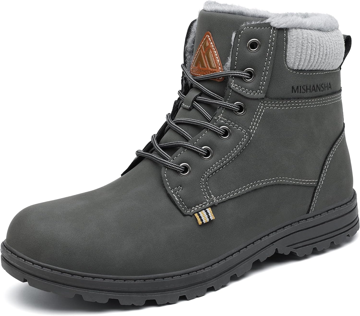 Detalle de Mishansha Uomo Stivali da Neve impermeabili 36-48