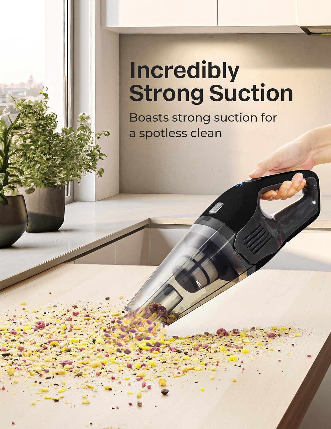 Detalle 2 de Powerful Handheld Vacuum Cleaner with 25-30 Mins Runtime 🧹