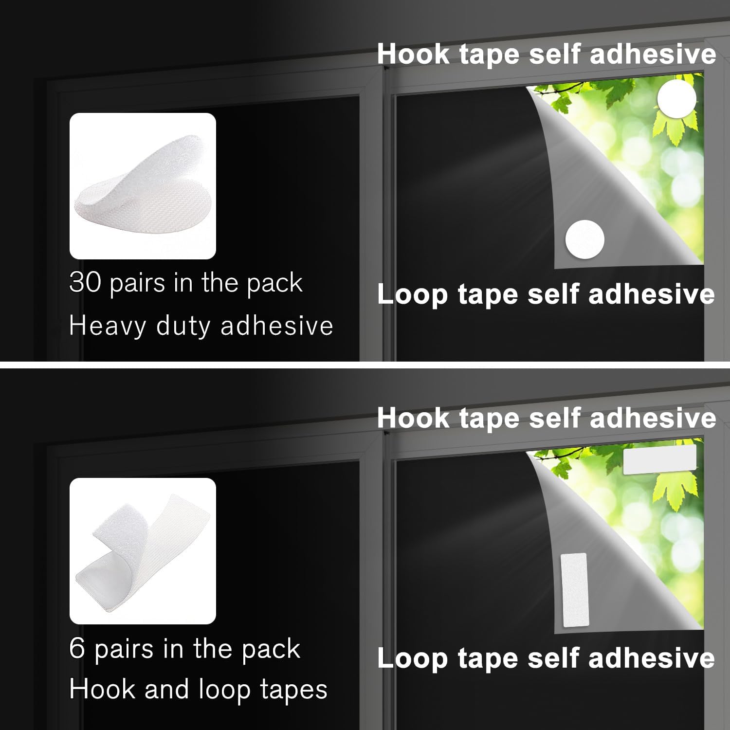 Thumbnail 5 de RUseeN Blackout Window Shade, 118 x 57 Inches