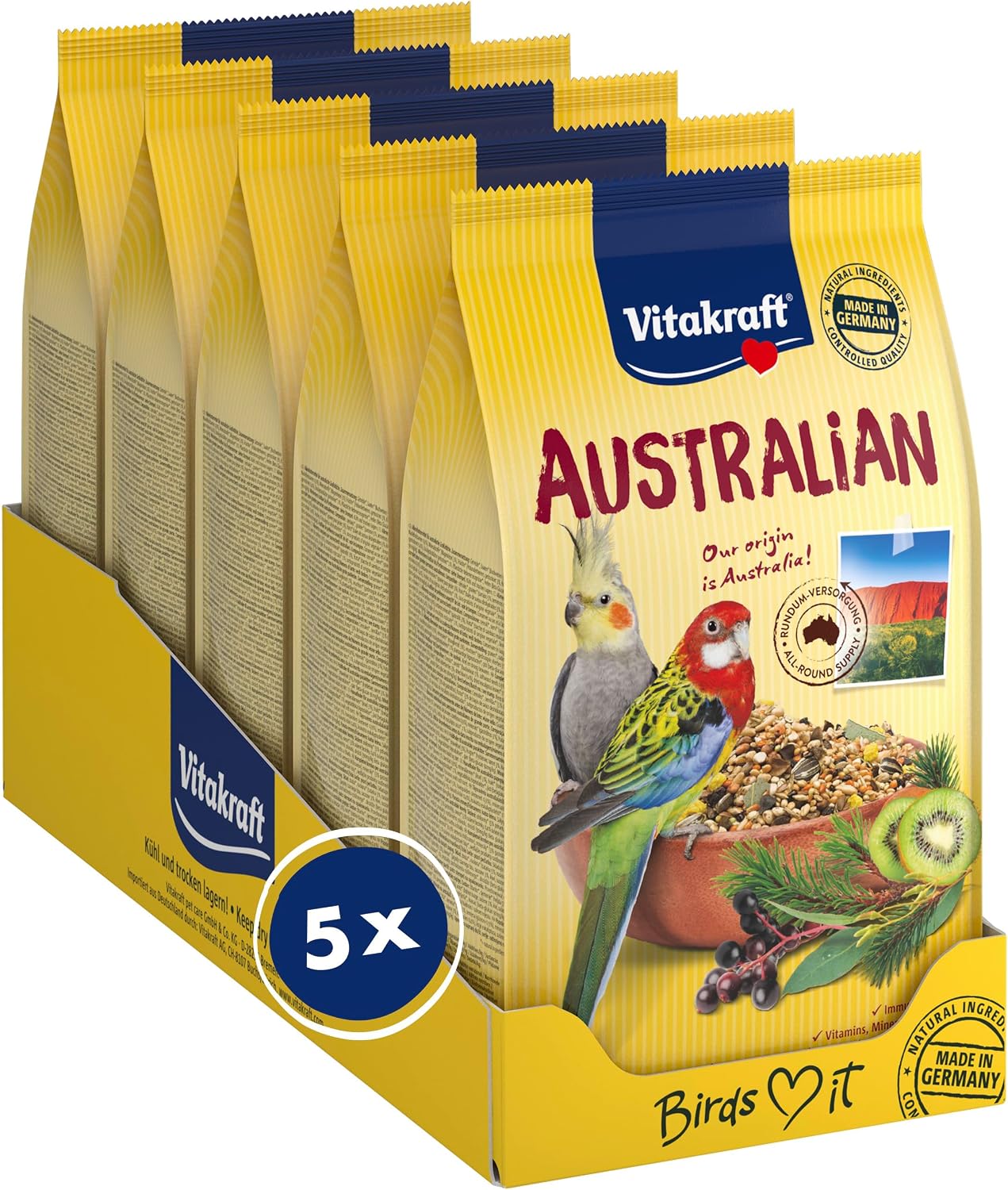 Detalle de Vitakraft Australian Großsittichfutter 750 g