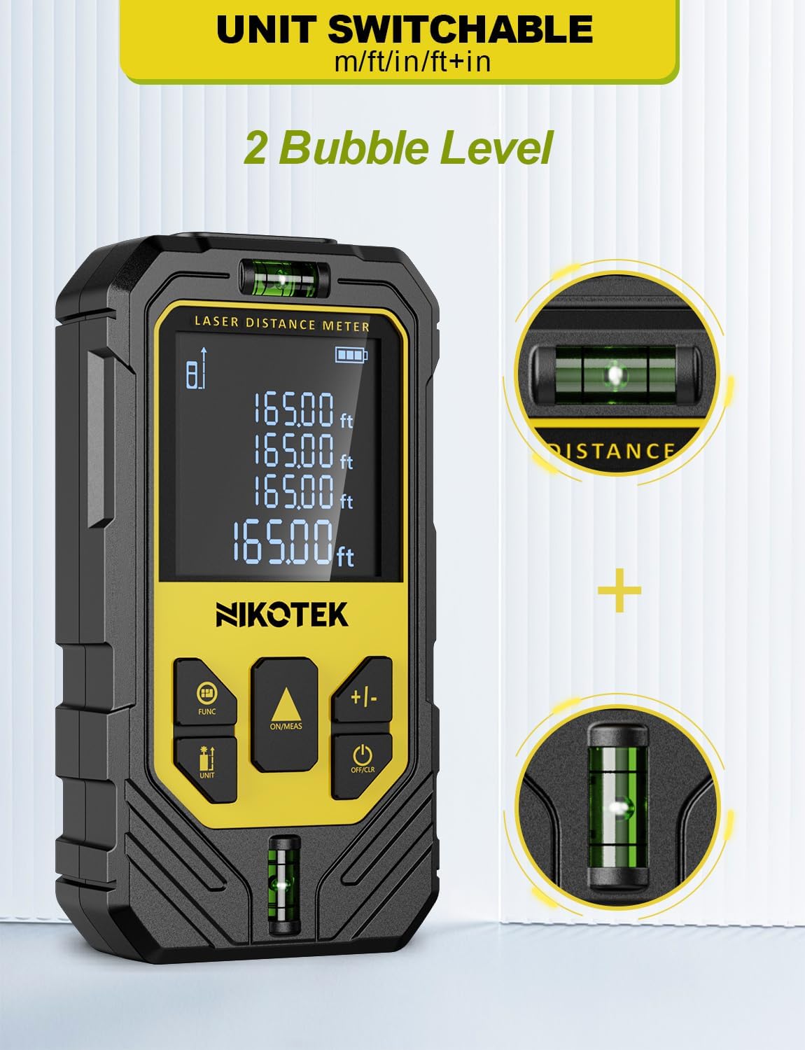 Thumbnail 3 de NIKOTEK Laser Distance Meter 50m