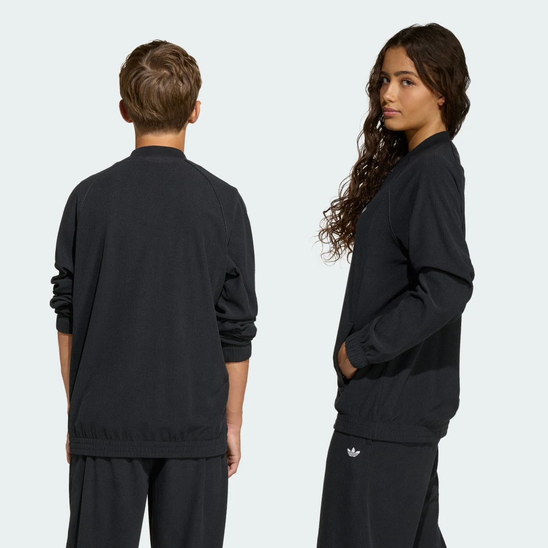 Thumbnail 1 de Adidas Chaqueta Deportiva Holgada de Pana SST – Negro