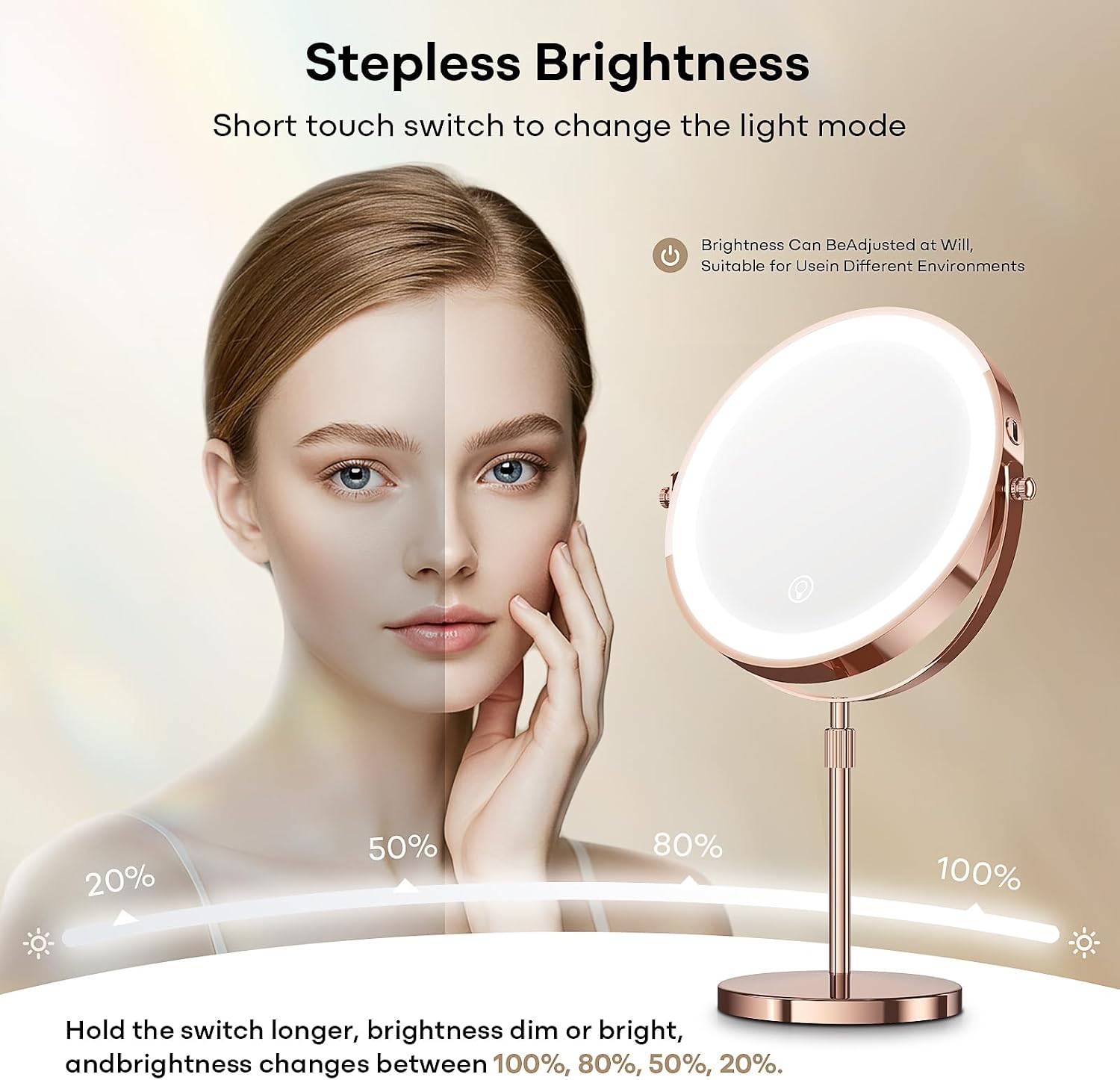 Detalle de Dienmern Makeup Mirror 5000mAh