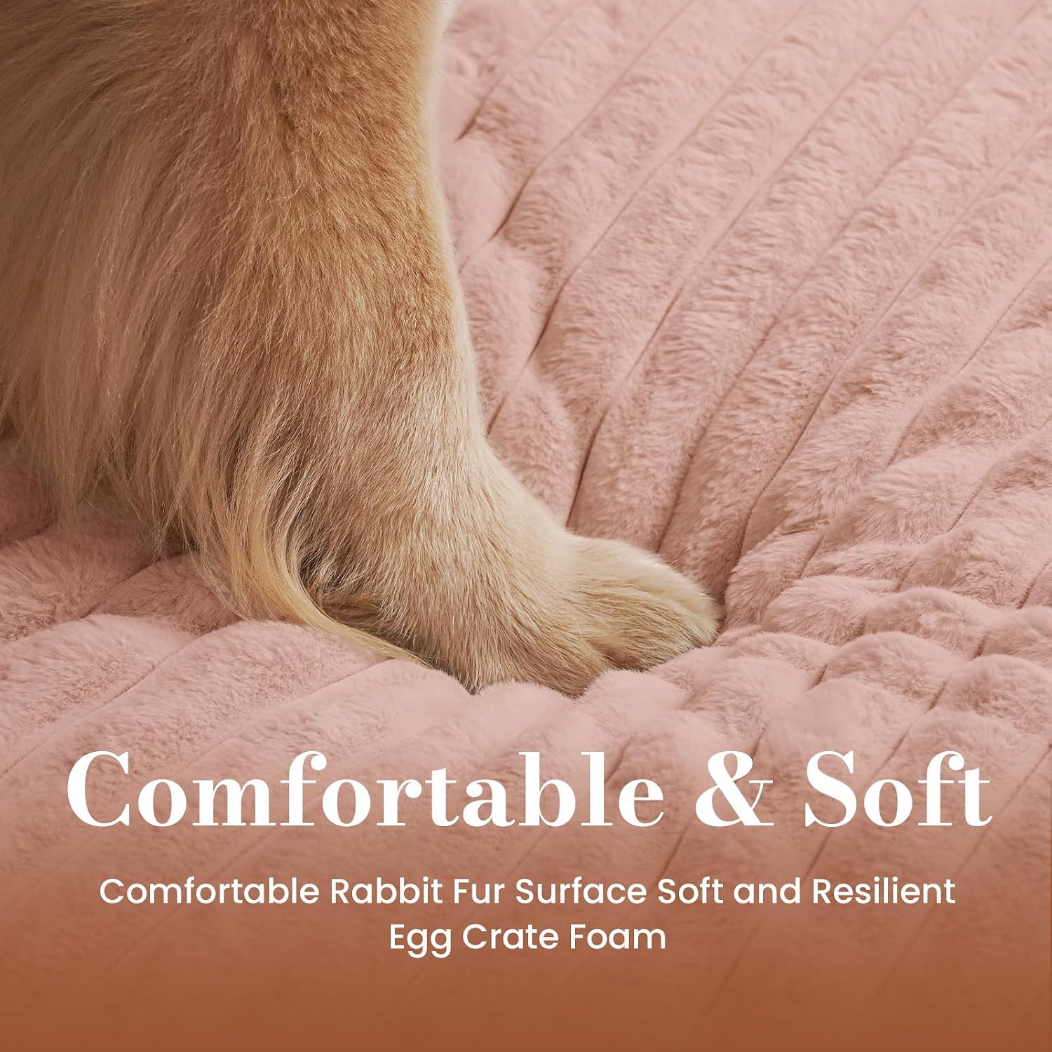 Thumbnail 3 de Cozila Large Orthopedic Dog Crate Bed, 35 x 22 x 3 in, Plush Cover