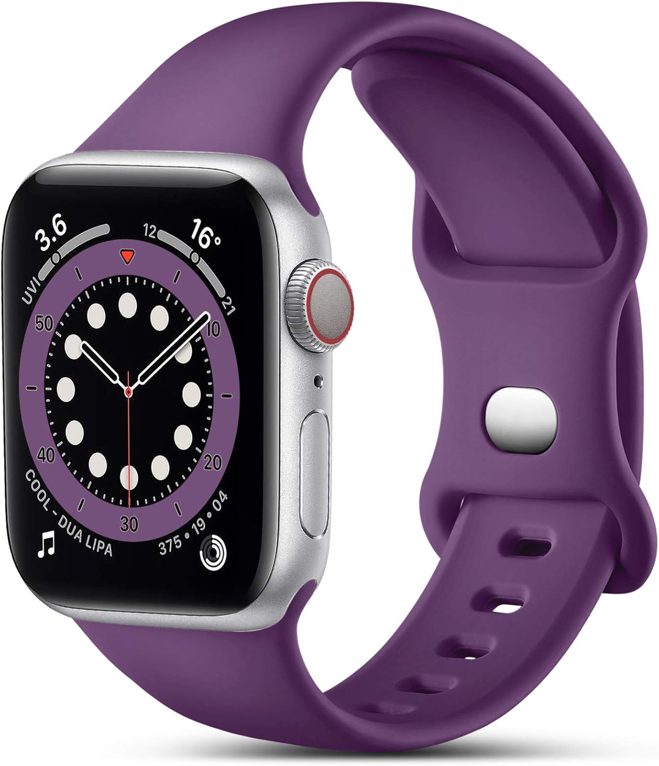 Thumbnail 6 de CeMiKa Silicone Apple Watch Straps: 38–49mm Sport Band Replacement