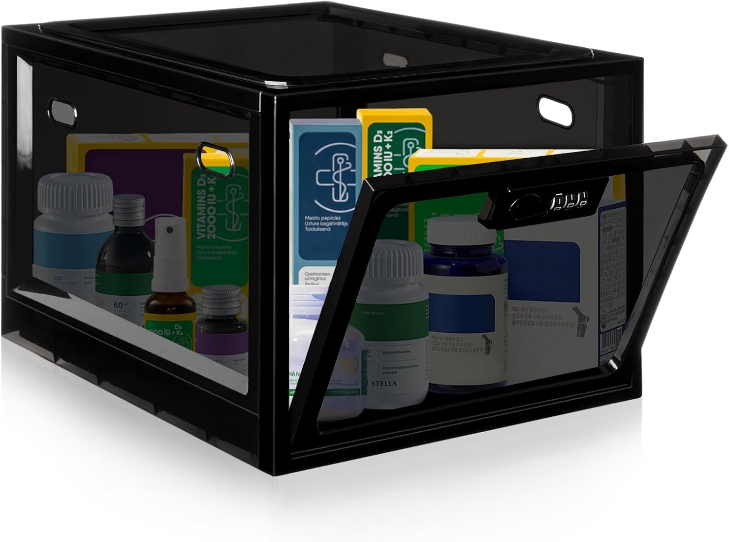 Lockable Medicine Box with Code 12.6L