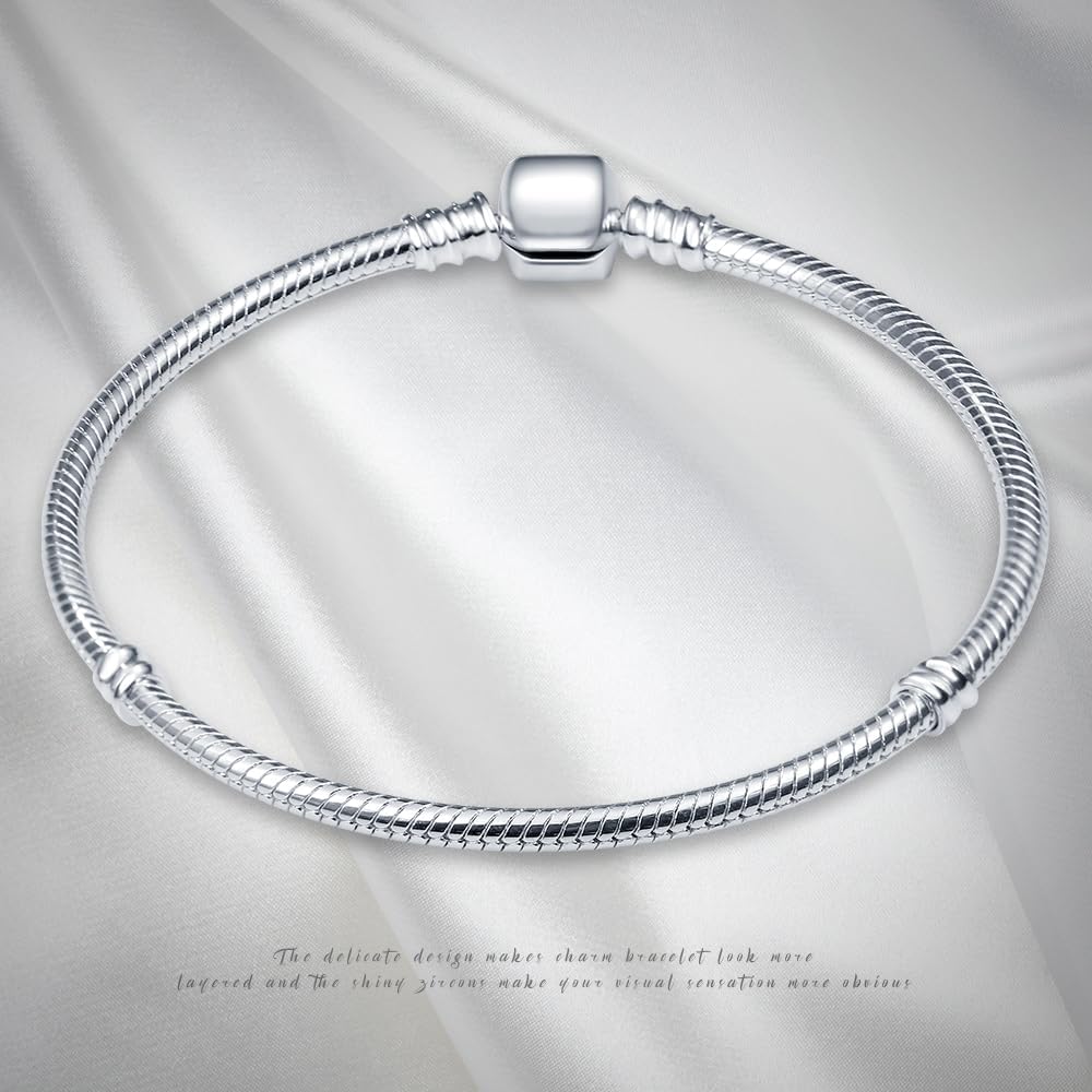 Thumbnail 1 de LIGHTDOG Bracciale a catena di serpenti in argento 925 con ciondolo e perline