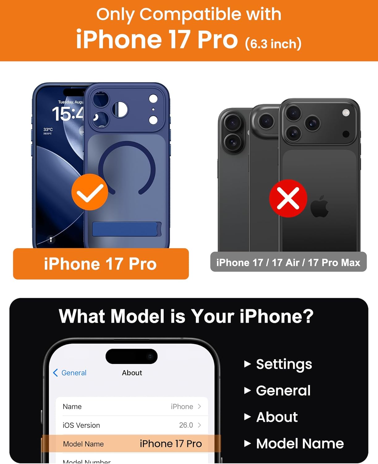 Thumbnail 1 de BXYJY iPhone 17 Pro Magnetic Case