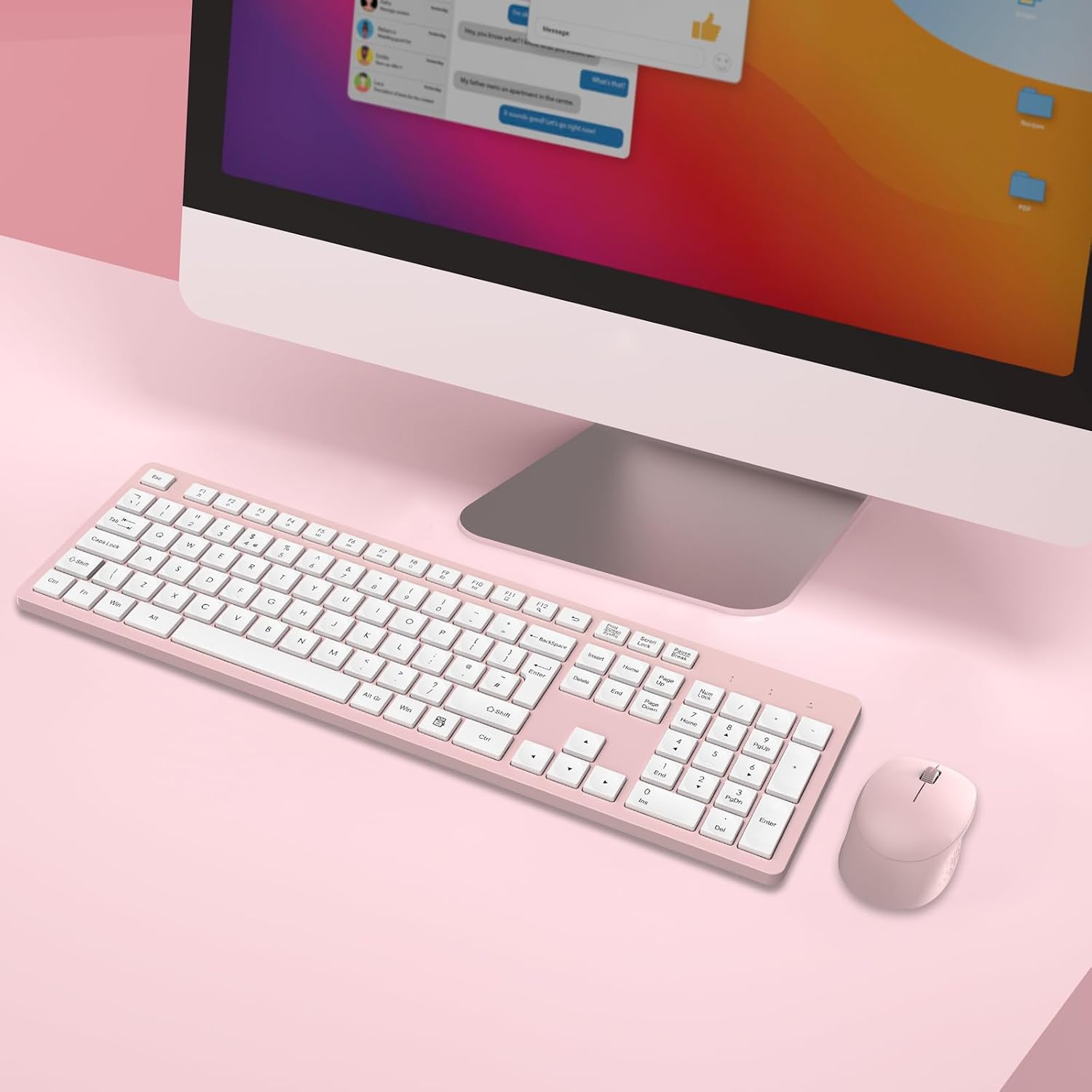Thumbnail 6 de LeadsaiL Wireless Keyboard and Mouse combo 2.4GHz 🖱
