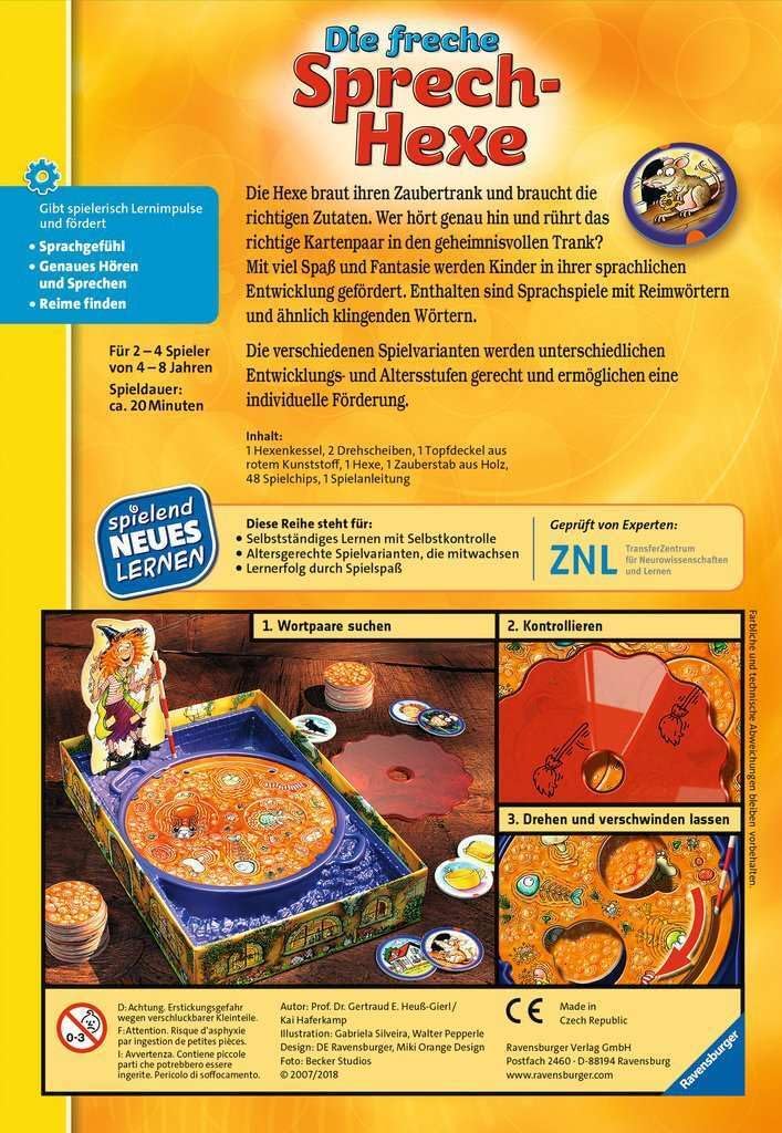 Detalle 2 de Ravensburger 24944 Sprech-Hexe ab 4 Jahren 🎲