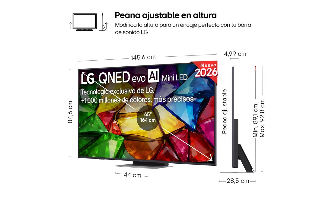 Detalle de LG 65MRGB86 - Smart TV Mini RGB AI de 65'' (4K, 2026)