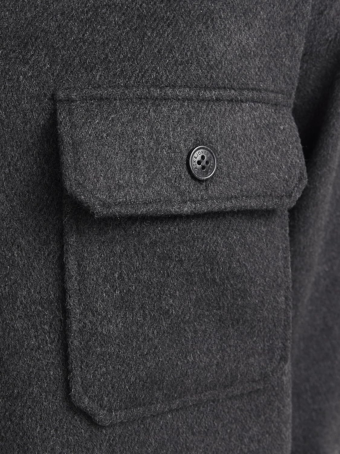 Detalle de JACK & JONES Jjebradley Ollie Overshirt – long-sleeve loose-cut shirt