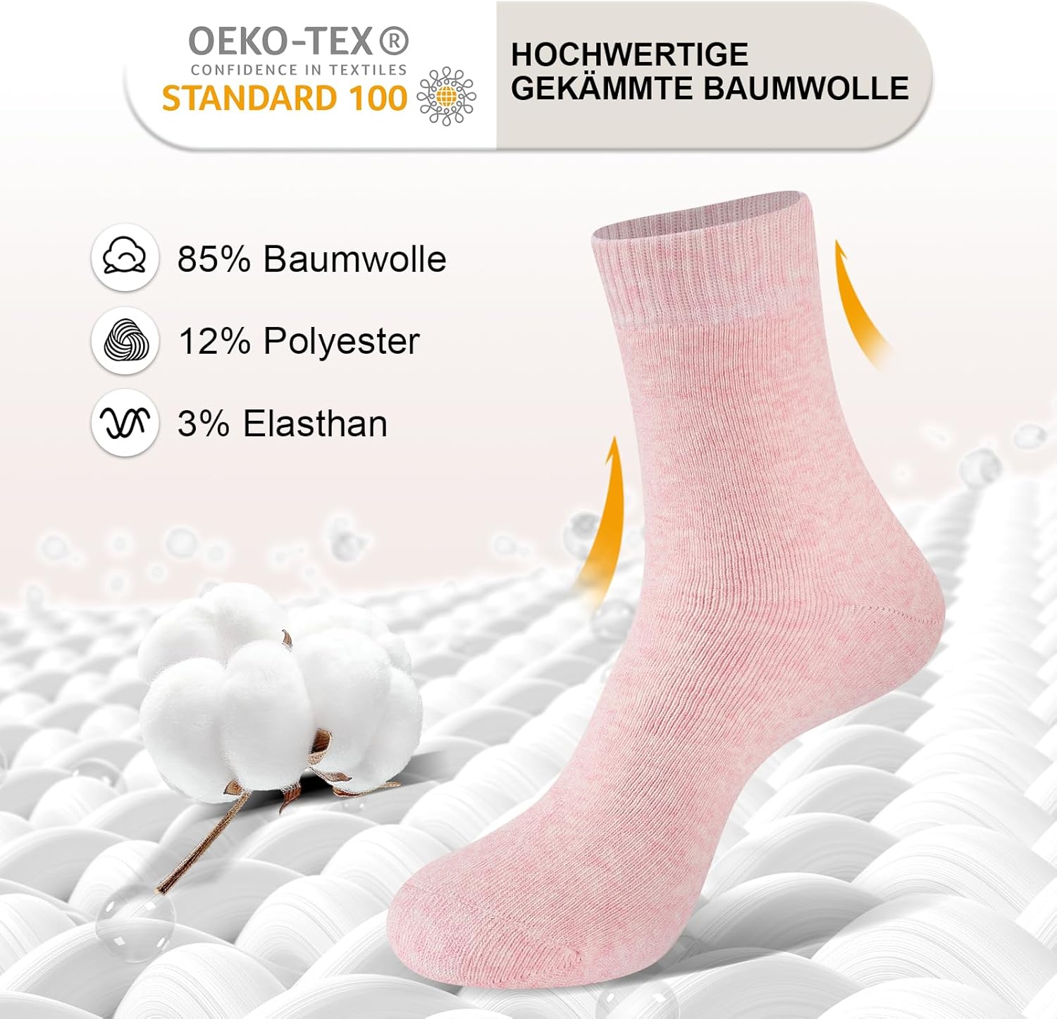 Detalle de inaWarm Calcetines Invierno Mujer 6 pares