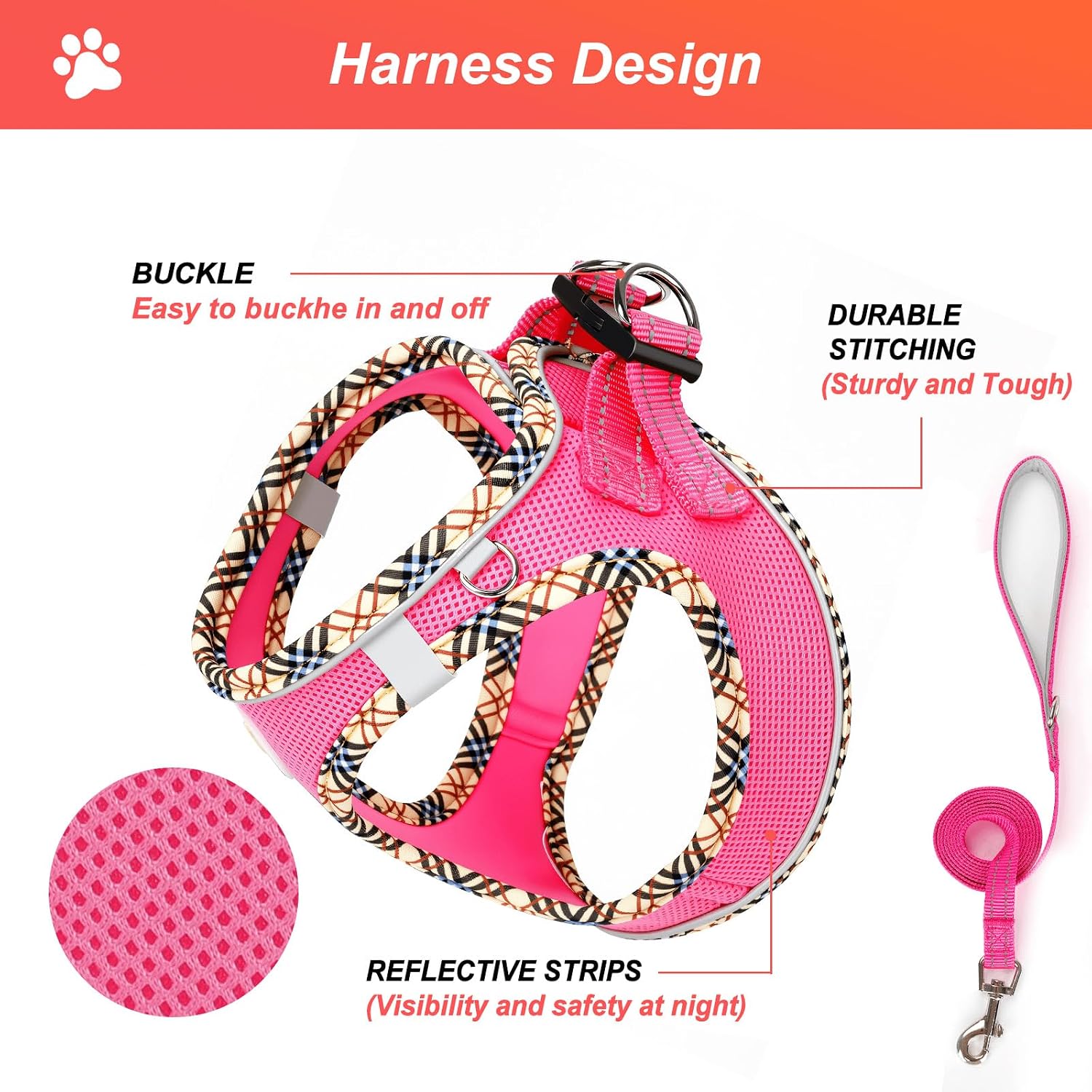 Detalle 2 de Hipubby Dog Harness, Size S