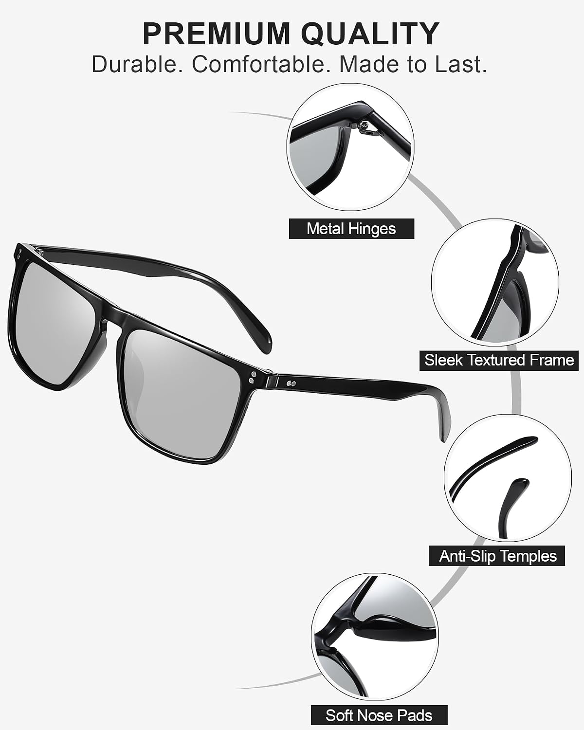 Detalle 2 de Jexmigo Photochromic Polarised Sunglasses