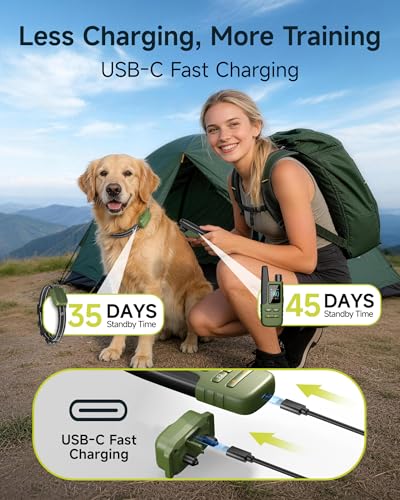 Thumbnail 7 de HapTop Dog Shock Collar - 4500FT Remote Training System for 10-120lb Dogs