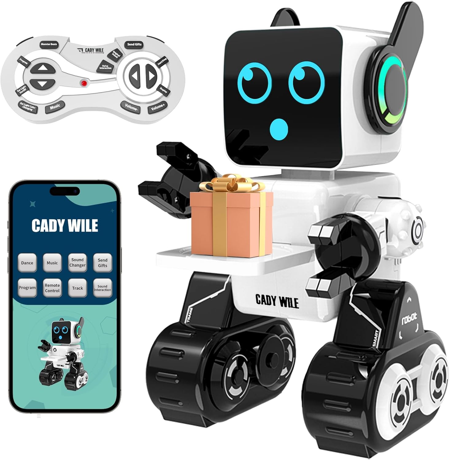Anysun Roboter Spielzeug für Kinder – Intelligenter RC-Roboter