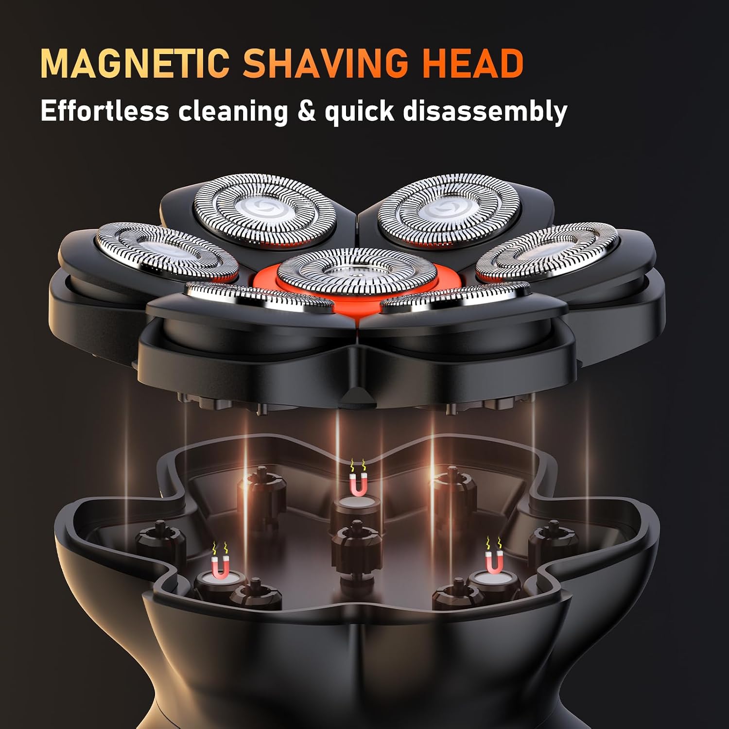 Detalle 2 de Maxgroom 7D electric head shaver for men 🪒